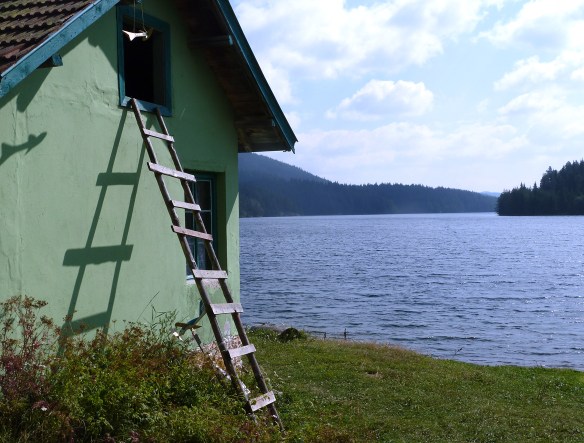 My accommodation overlooking the lake